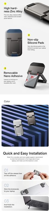 Bases Slim Laptop Kickstand for Desk складная подставка для ноутбука
