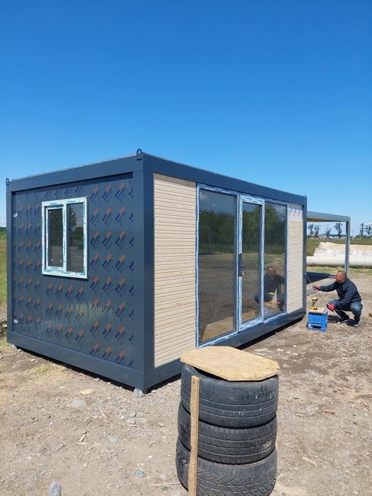 Container modular birou,vestiar,sanitar,magazin 6 x 2.40 Motru • OLX.ro