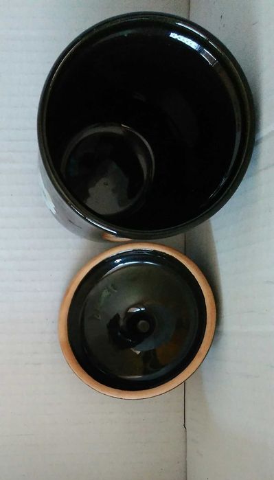 Сервиз за кафе/чай -гланцирана рисувана керамика