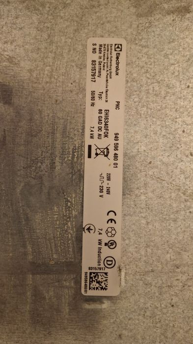 Plita inductie Electrolux pt piese