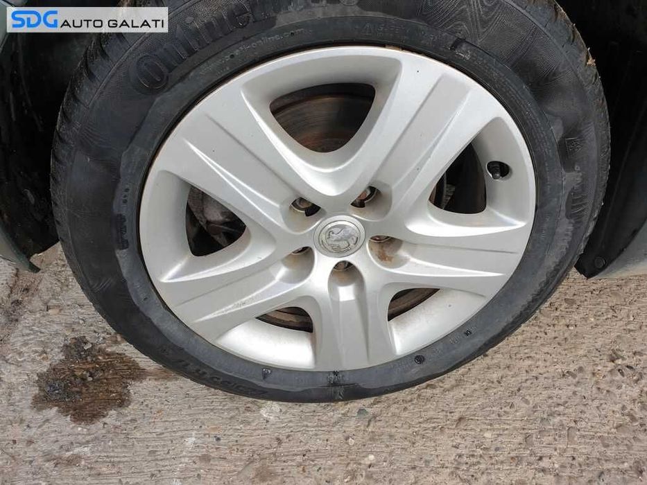 Set 4 Jante Roti Tabla cu Capace 225 55 17 R17 Opel Insignia A 2008 - 2017 Cod 2170103
