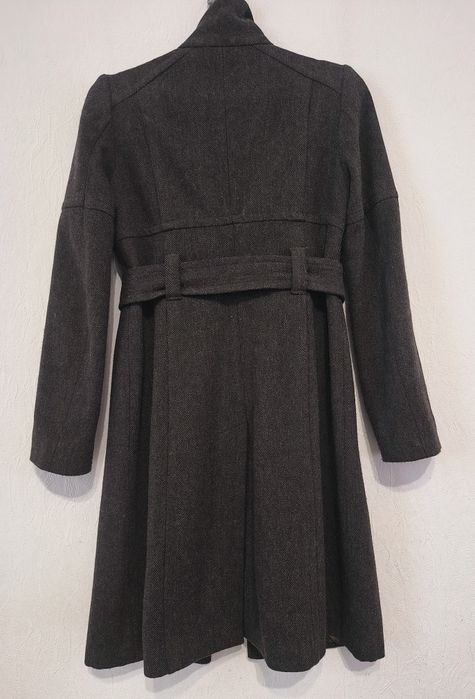 Шоколадово кафяво Benetton вълнено палто