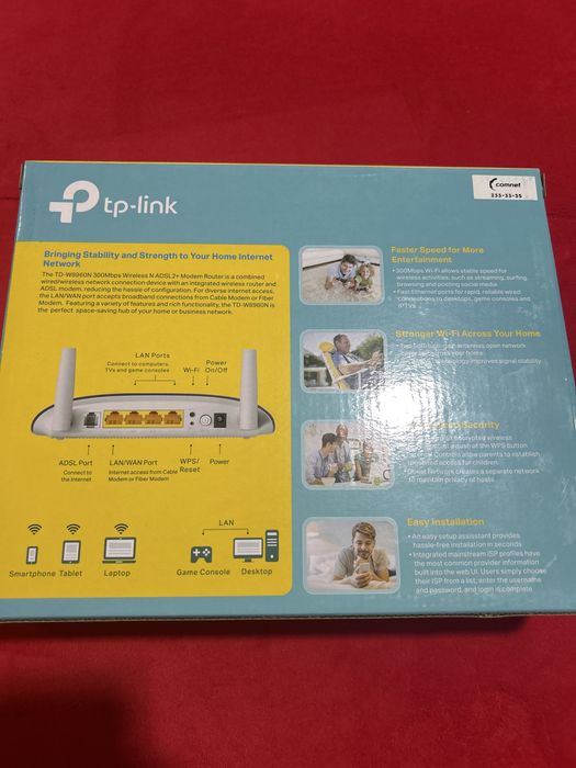 Wi-fi modem router