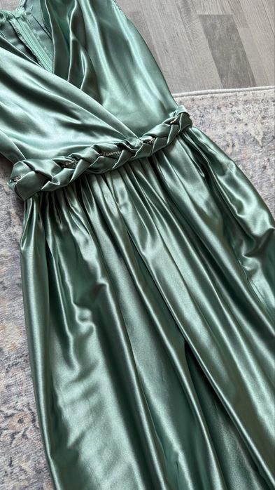 Rochie domnisoara de onoare/seara vernil