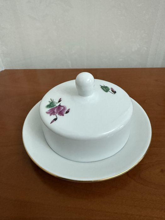Фарфор из ГДР. Чайный сервиз. Чайник фарфоровый.