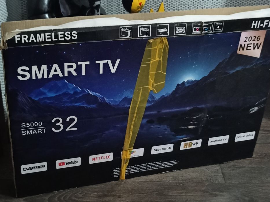 Продам новый телевизор smart TV  YouTube wi-fi