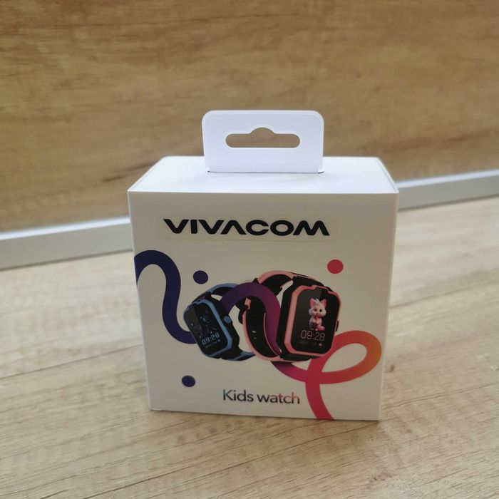 Детски смарт часовник Vivacom Kids Watch-розов/В гаранция.