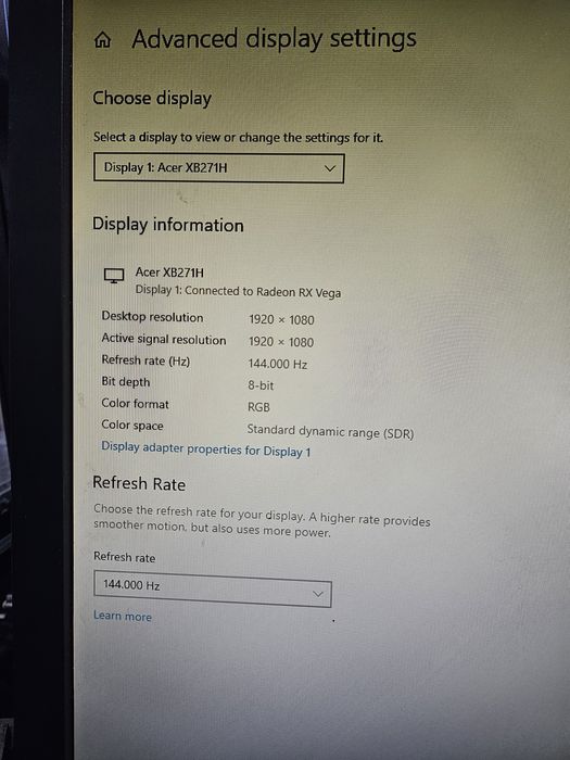 Monitor Gaming ACER Predator 27' 144hz