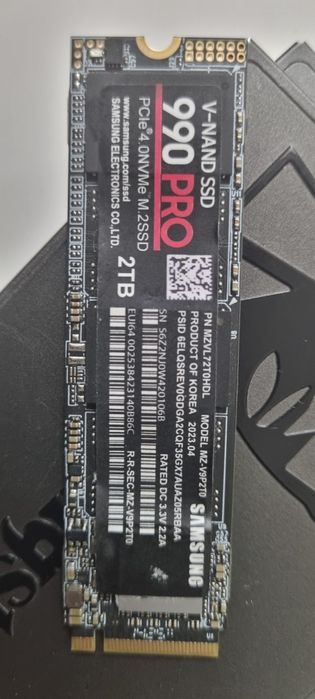 Ssd Samsung defecte