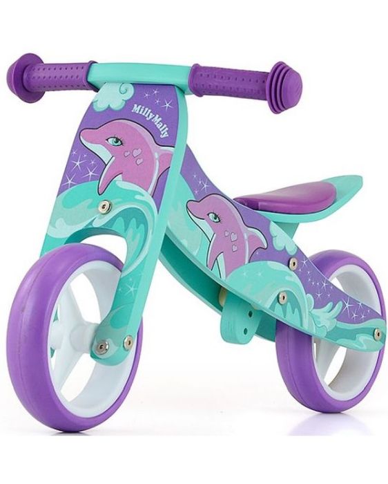 Колело за баланс Milly Mally Jake 2в1 – триколка/баланс, отлично състо