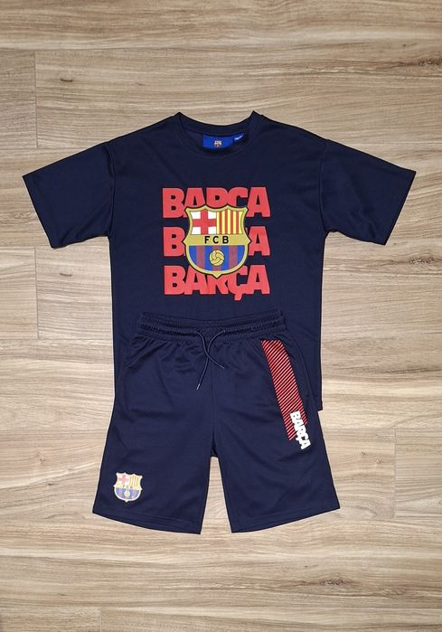 Set tricou și pantaloni scurți Barça 146-152 cm