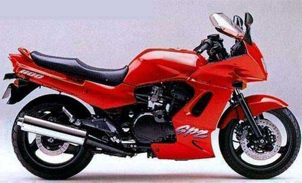 Стикери Kawasaki GPZ 500/1100 1995г.-2001г. лепенки кавазаки гпз 500r