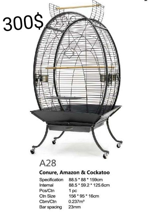 Qafaslar .Kletkar .barcha turdagi qushlar uchun