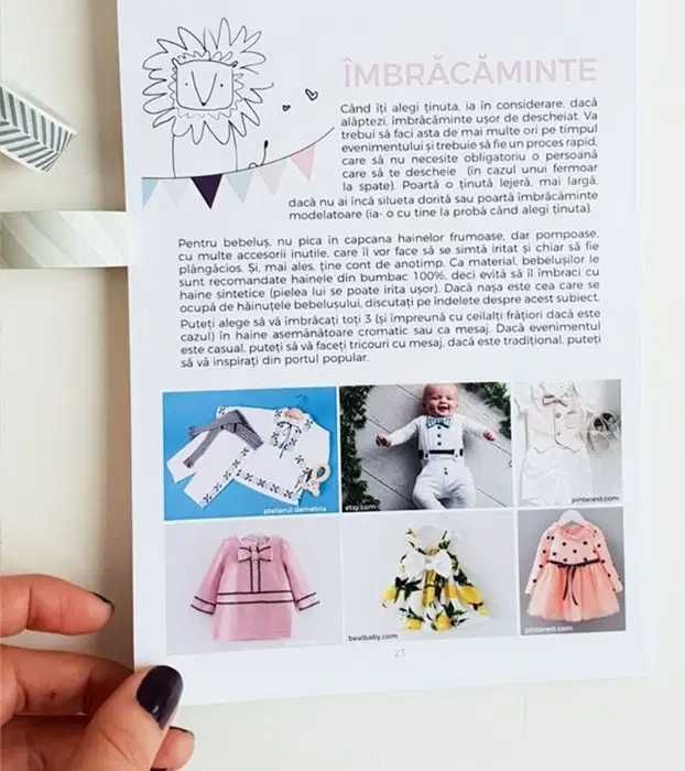 Agenda pentru organizare botez