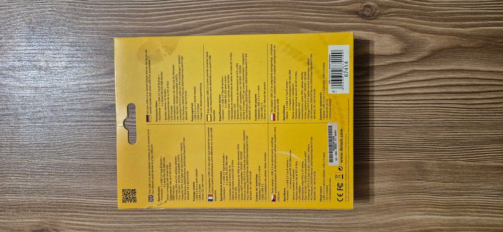 Adaptor USB 2.0 la 4 x adaptoare seriale Delock 87414