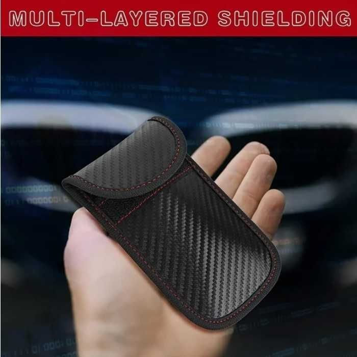 Калъф за заглушаване и блокиране сигнал на ключ за кола Automat