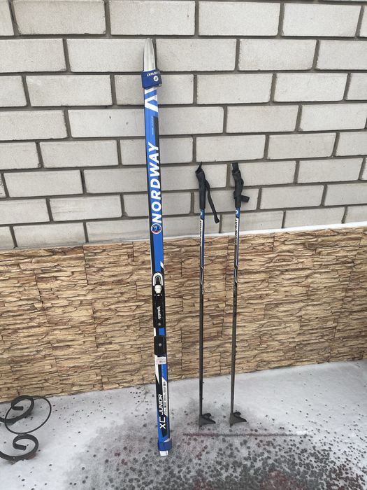 Лыжи -+палки+ботинки