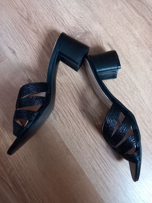 Saboți papuci negri eleganți dama 38