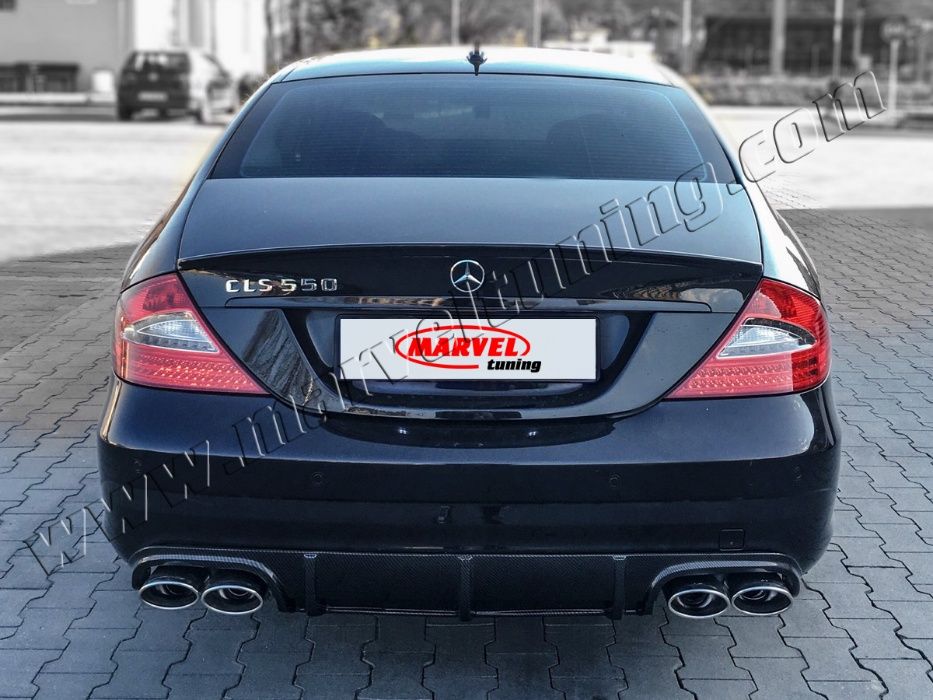 Дифузьор за задна броня AMG ЗА MERCEDES CLS CLASS W219 №101807