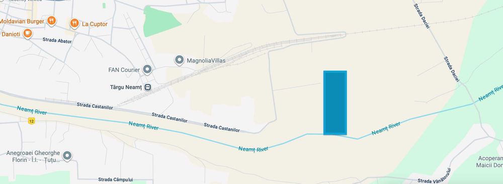 Vand 10000mp  teren Intravilan Targu Neamt (aproape de A8/A7)