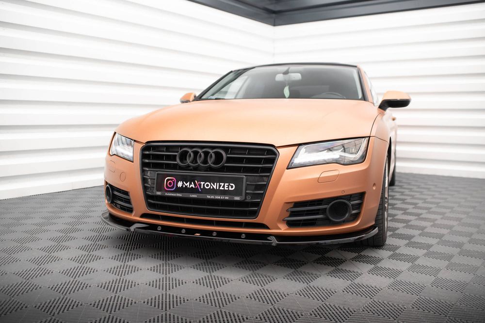 Спойлер за предна броня Maxton design за Audi A7 C7 (2010-2014)