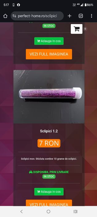 Sclipici, pentru handmade cu epoxy