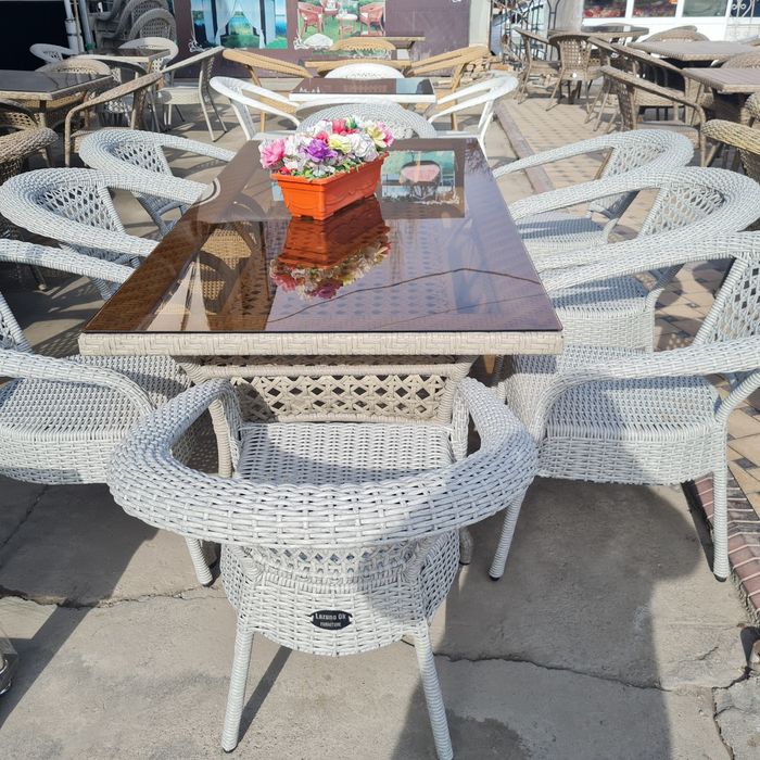 Плетёная мебель искусственная ротанга 2