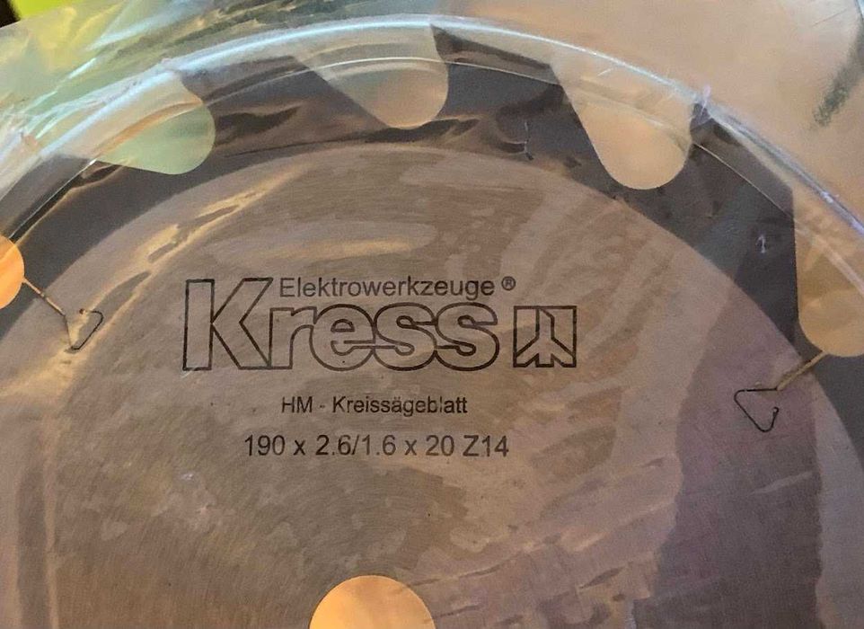 Нов Ръчен циркуляр KRESS CHKS 6066 1400W Made in Germany