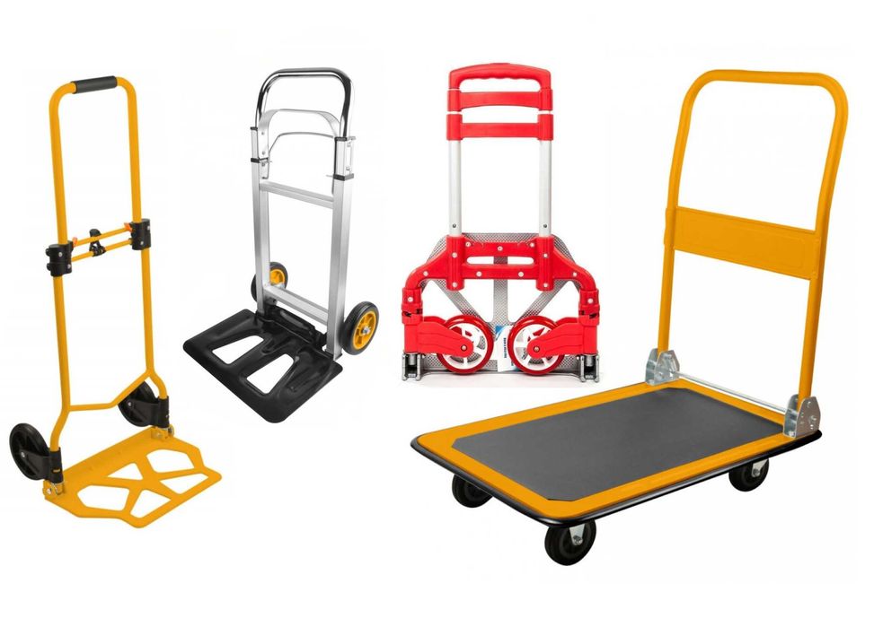 Liza pliabila, Carucior marfa depozit 50-300kg platforma transport