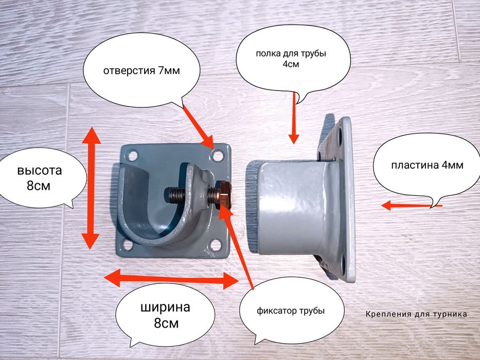 Крепления для турника