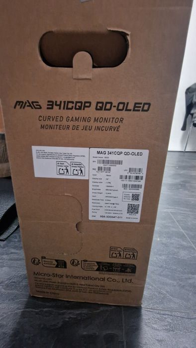 Monitor  gaming  MSI MAG 341CQP QD-Qled