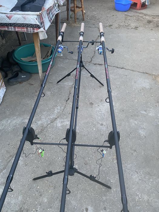 Kit complect de pescuit cu lansete la 3.6m