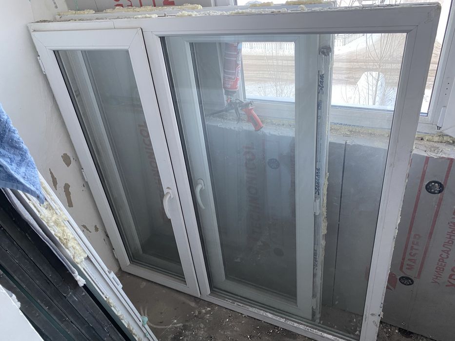 Пластистиковые окна и окна и дверь