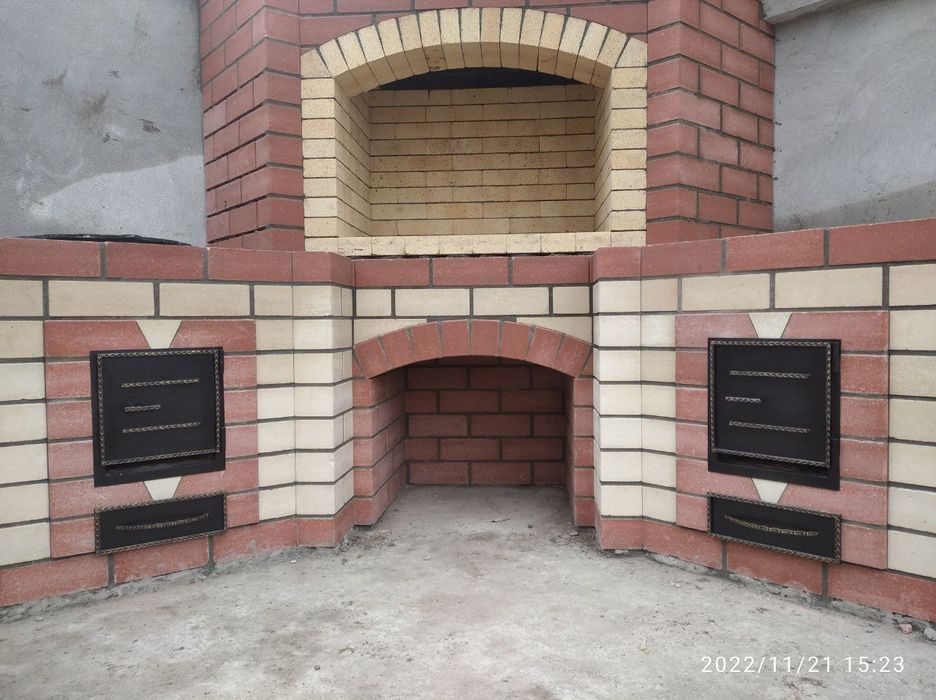 летние кухни очаги камины