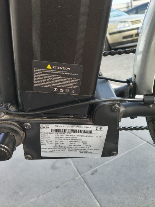 Bicicleta elecrica volta vb3