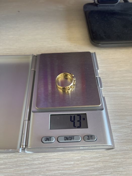 Inel aur galben 14k cu citrine