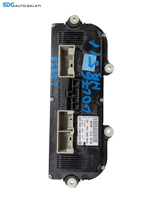 Panou Modul Unitate Comanda AC Aer Conditionat Clima Climatronic Volkswagen Passat B6 2005 - 2010 Cod 5K0907044 BS 5HB00974640 [L6958]