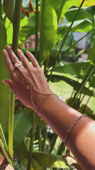 Золотой браслет-слэйв Ару