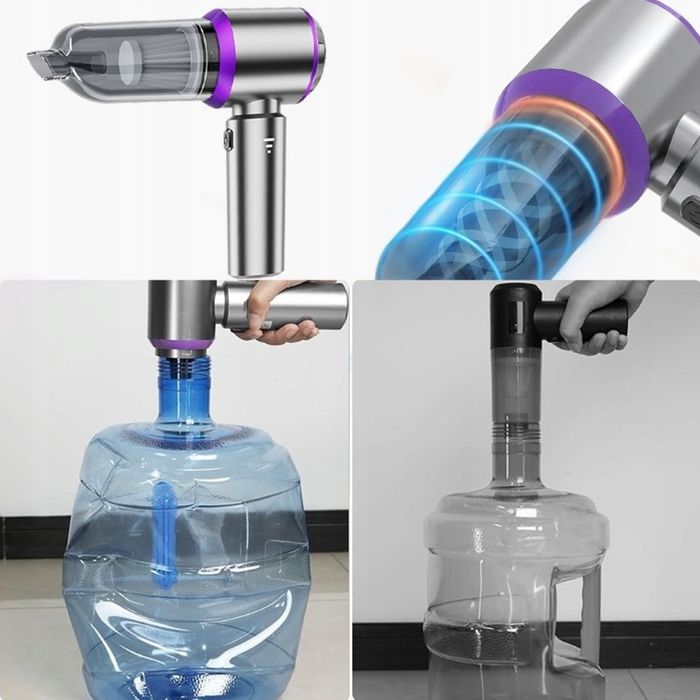 Aspirator cu încărcare rapidă,7 capete de aspirare și suflare