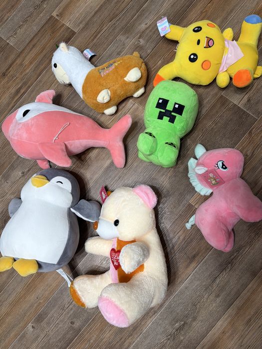 Игрушки мягкие срочно продам