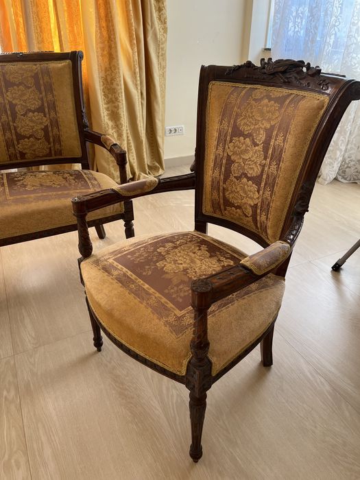 Mobilier Stil venetian/ baroc/ vintage  - canapea si 4 fotolii