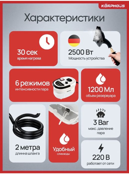 Продам пароочиститель для дома