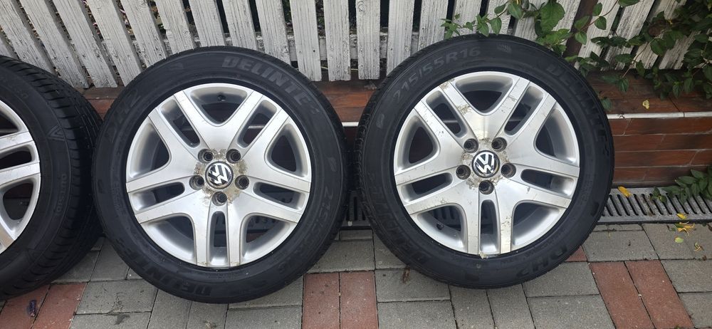Vand jante Vw 5x112 cu anvelope 215 55 R16