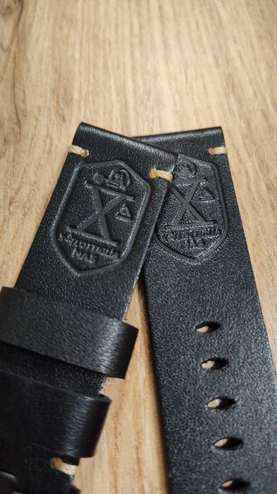 Каишка за часовник 24 mm, естествена кожа, чисто нова