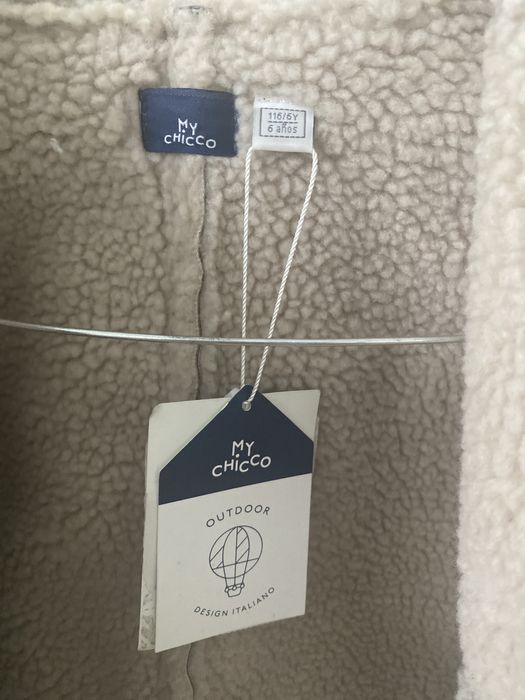 Новые дубленки на мальчика , Chico , 116 рост