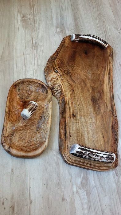 Дъска за рязане End Grain от орех и епоксидна смола