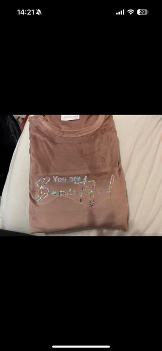 Set pijama 2 piese catifea marimea L