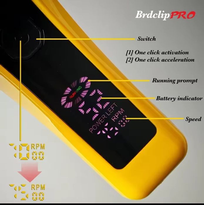 Професионален комплект за подстригване BrdclipPRO 7500 Об.