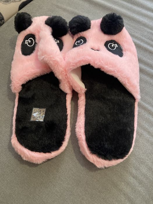 Дамски чехли панда чисто нови