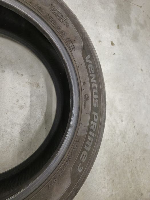 4 anvelope vara Hankook 205 55 17 stare buna